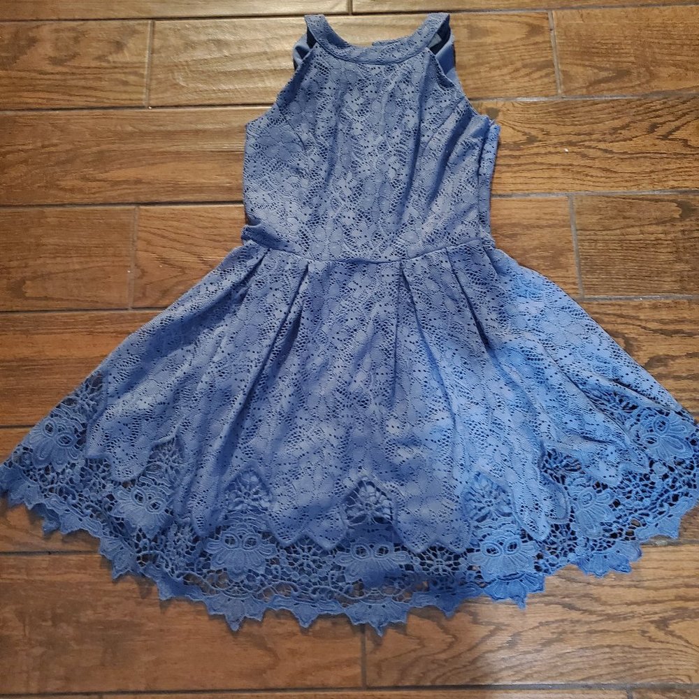 Blue Lace Dress